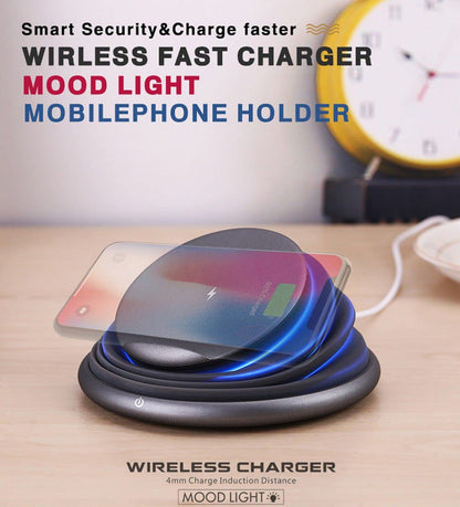 Mood light wireless fast charger